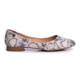 Bailarinas de Mujer Sergio Leone White Snake BL611 Nemsis blanco gris multicolor Bailarinas de Mujer Sergio Leone White Snake BL611 Nemsis blanco gris multicolor