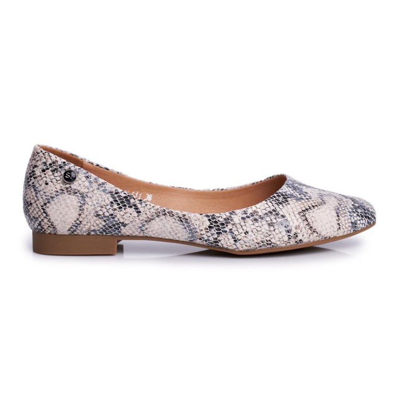 Bailarinas de Mujer Sergio Leone White Snake BL611 Nemsis blanco gris multicolor