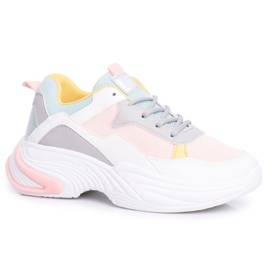 PS1 Zapatillas Deportivas Mujer Colorful Pink Pinner blanco rosa multicolor