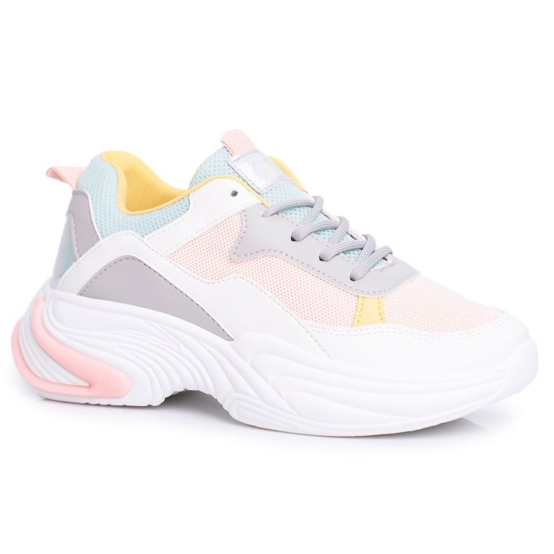 PS1 Zapatillas Deportivas Mujer Colorful Pink Pinner blanco rosado multicolor