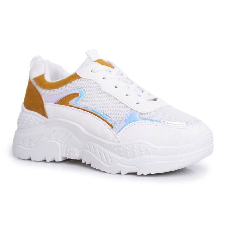 BUGO Zapatillas Deportivas Mujer Memory Amarillas y Blancas blanco amarillo BUGO Zapatillas Deportivas Mujer Memory Amarillas y Blancas blanco amarillo