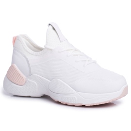BUGO Zapatillas Deportivas Mujer Fellen Rosa y Blanco