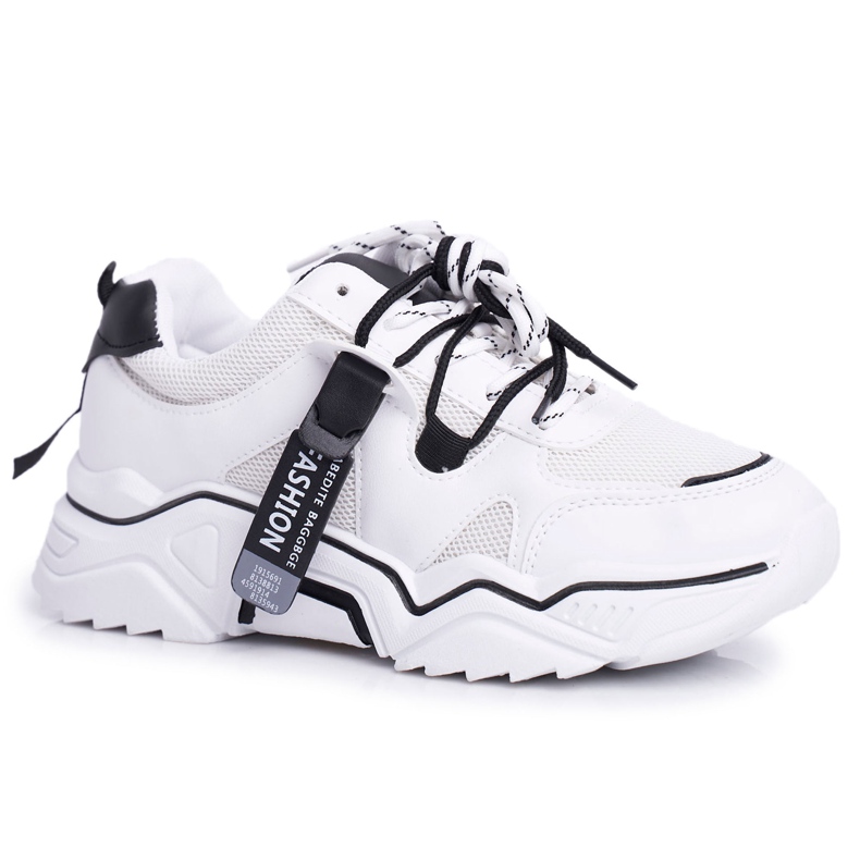 BUGO Zapatillas Deportivas Mujer Blancas Elenis blanco negro