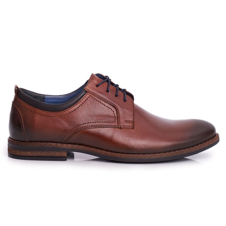 Zapatos Brogues Hombre Casual Nikopol Cuero Marrón 1726