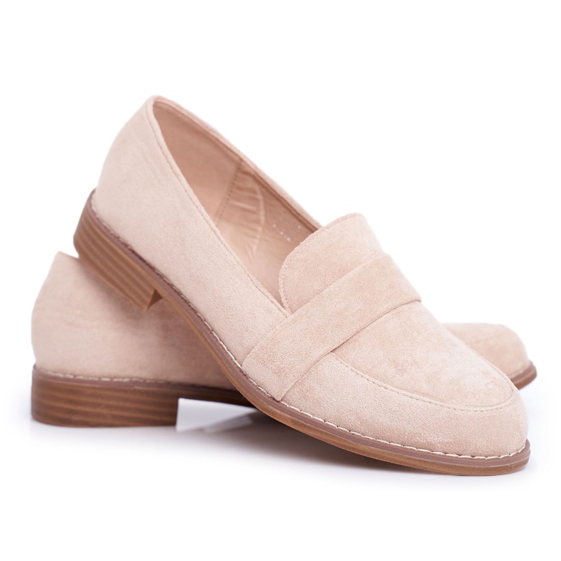 PS1 Zapatos Brogues Mujer Ante Beige Cintra