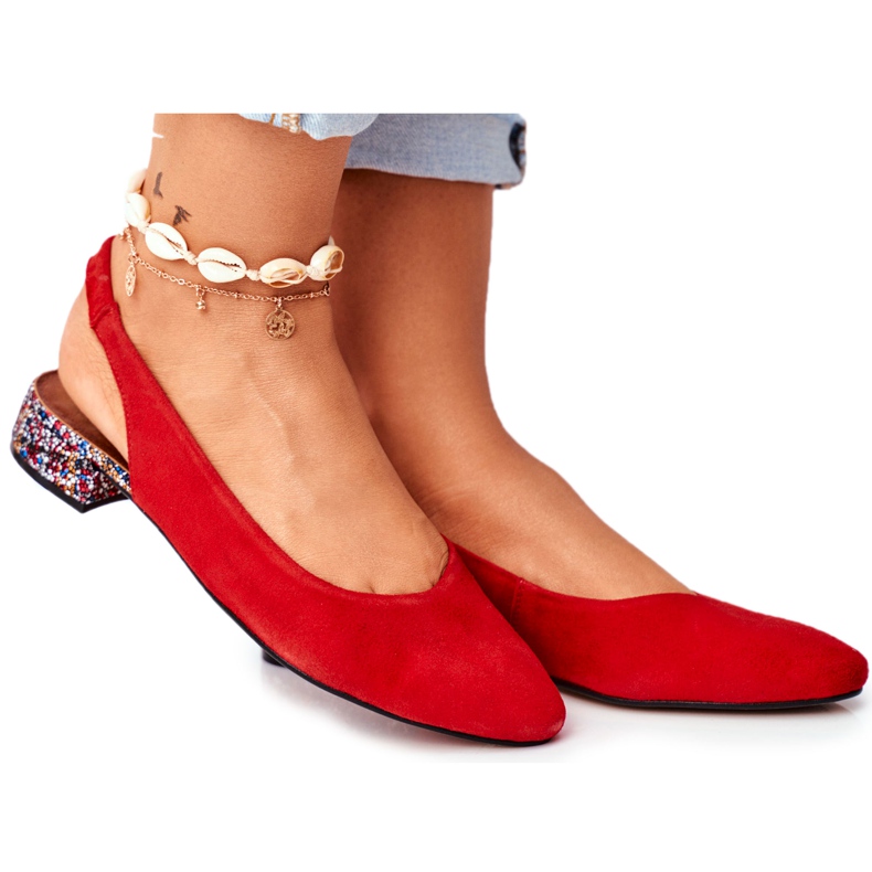Zapatos de salón sin cordones en piel para mujer Maciejka Miami Red 04482-08 rojo Zapatos de salón sin cordones en piel para mujer Maciejka Miami Red 04482-08 rojo