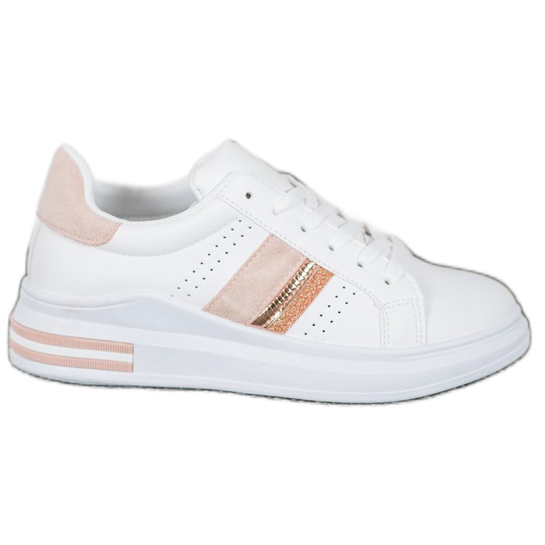 SHELOVET Zapatillas con estilo blanco SHELOVET Zapatillas con estilo blanco