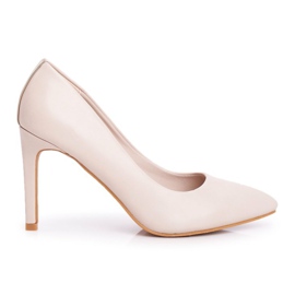 Vinceza Tacones altos clásicos de mujer Beige Marinne