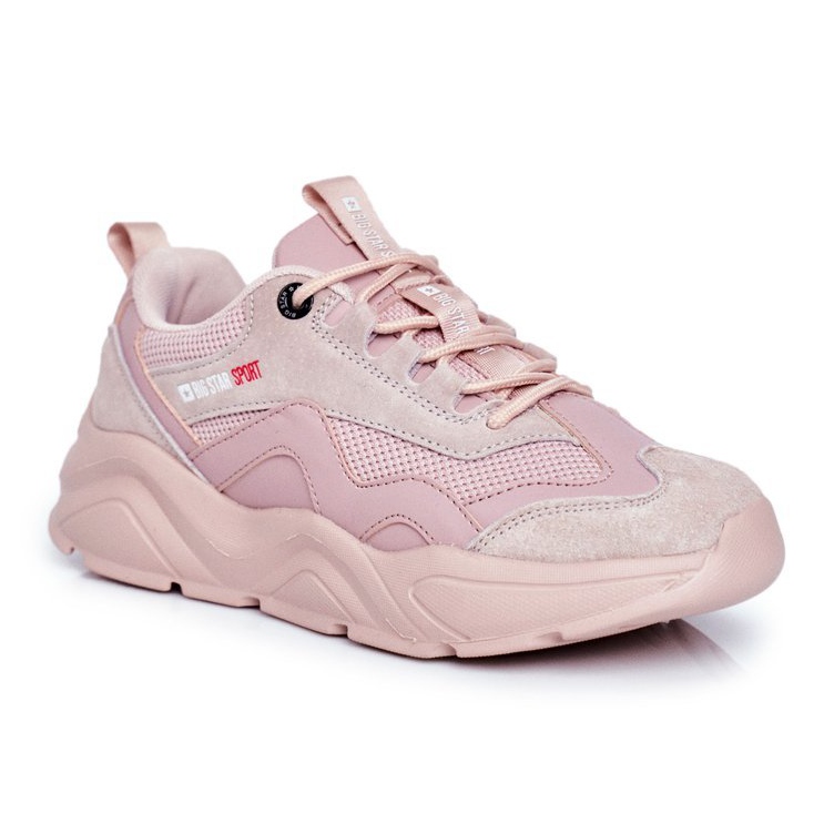 Zapatos Deportivos De Mujer Sneakers Big Star Pink FF274960 rosado