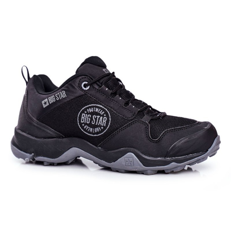Zapatos de trekking para hombre Big Star High Outdoor Black FF174303 negro