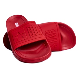 Pantuflas de Hombre Big Star Rubber Red DD174689 rojo