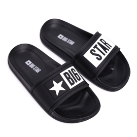 Pantuflas Negras Big Star Infantil y Juvenil DD374150 negro