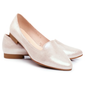 Bailarinas de Mujer Sergio Leone Beige Gold BL610 dorado