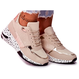 Calzado Deportivo Mujer Hidden Wedge Beige Mollen