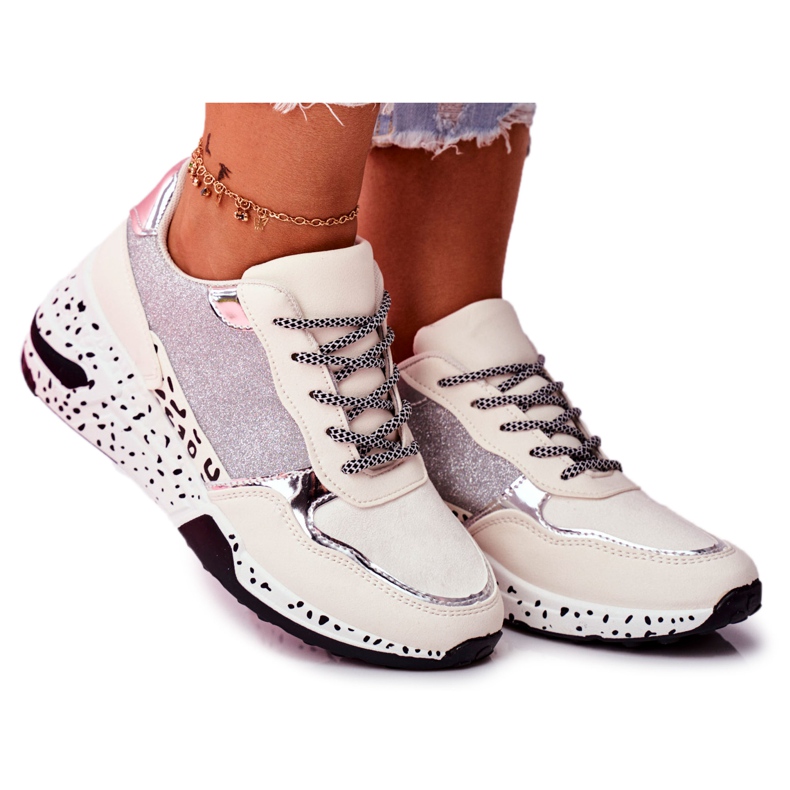 Zapatillas Deportivas Mujer Suela Gruesa Blanco Nokien multicolor