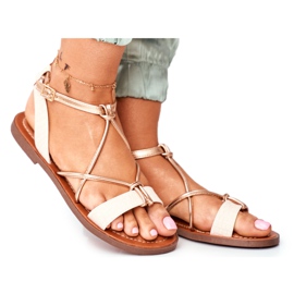 FW1 Sandalias Mujer Planas Rosa Alison