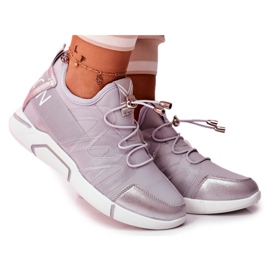 SEA Zapatillas deportivas de mujer con cremallera y ribete en terfin gris
