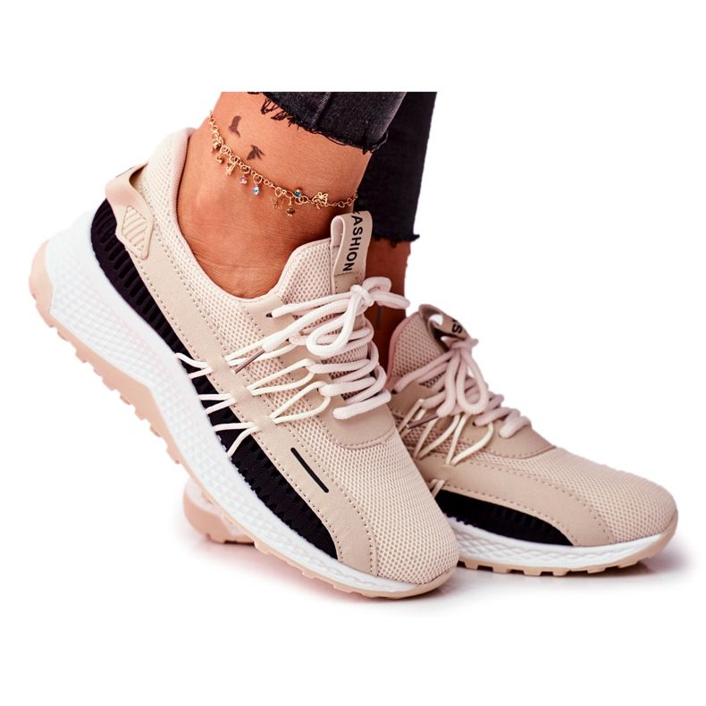 BUGO Zapatillas Deportivas Mujer Deportivas Beige Pamela