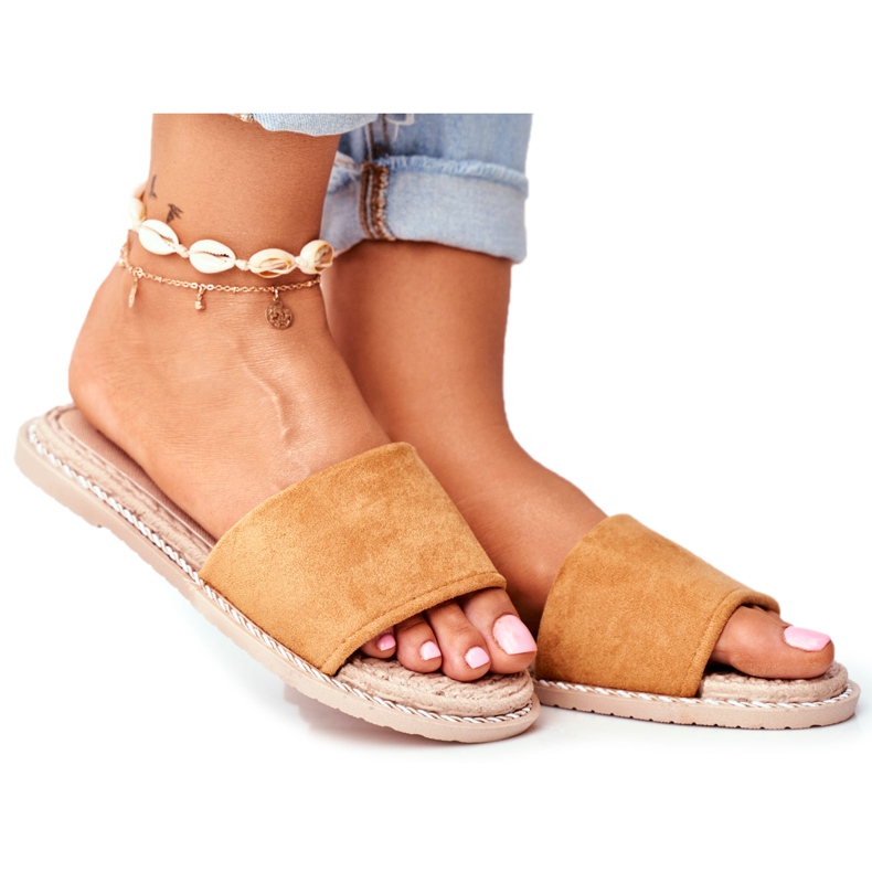 FJ1 Pantuflas Clásicas De Ante Para Mujer Camel Look At Me marrón FJ1 Pantuflas Clásicas De Ante Para Mujer Camel Look At Me marrón