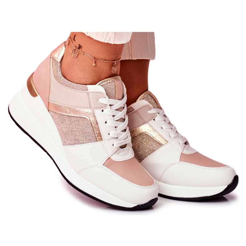 Moow Calzado deportivo de mujer Sneakers White and Pink Dillion blanco rosado multicolor amarillo