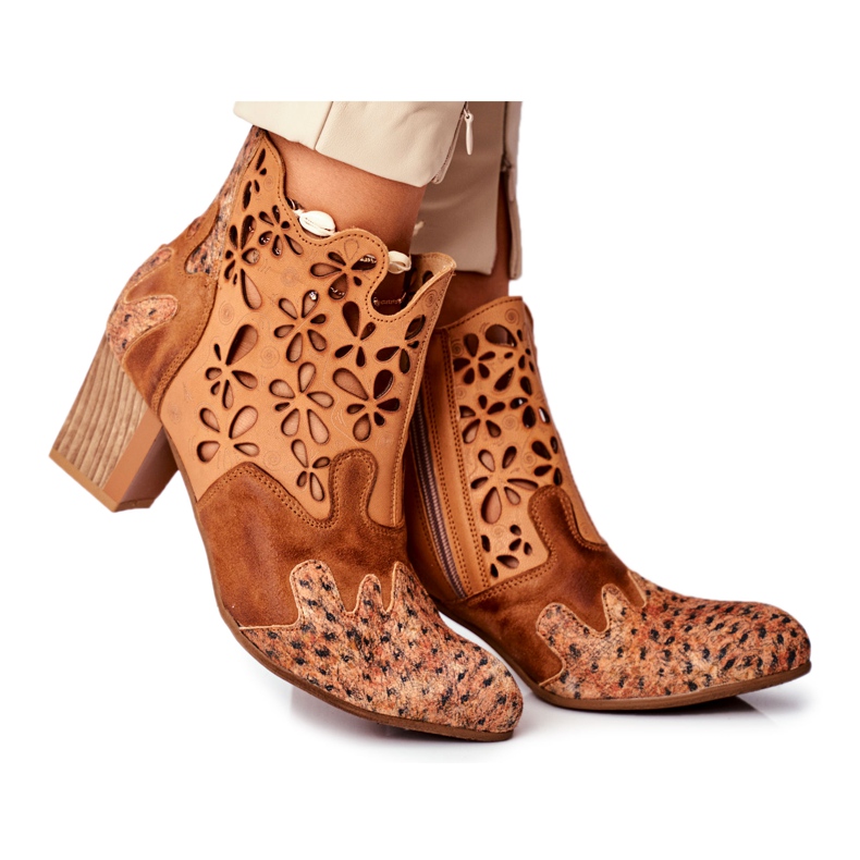 Botas De Mujer Con Tacón Alto Maciejka Primavera Rojo 04369-29 marrón Botas De Mujer Con Tacón Alto Maciejka Primavera Rojo 04369-29 marrón