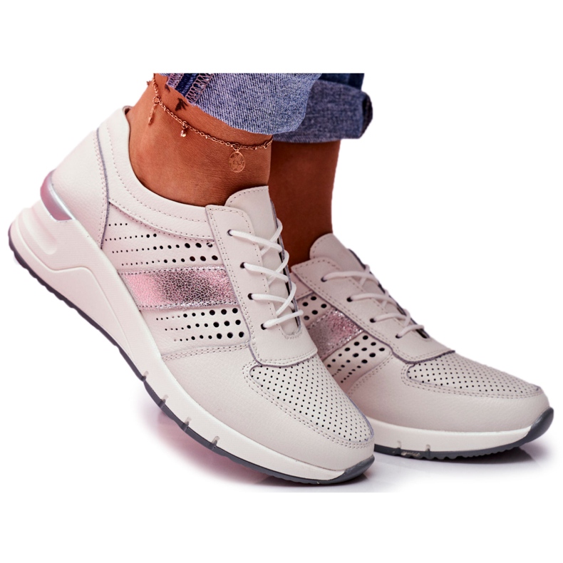 EVE Zapatos Deportivos Mujer Piel Blancos 1793 Miss You