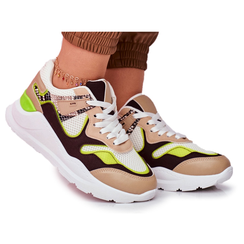 PS1 Zapatillas Deportivas Mujer Zapatillas White Freak blanco marrón multicolor