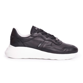 GOE Zapatillas Deportivas Hombre Piel Negra FF1N3008 negro