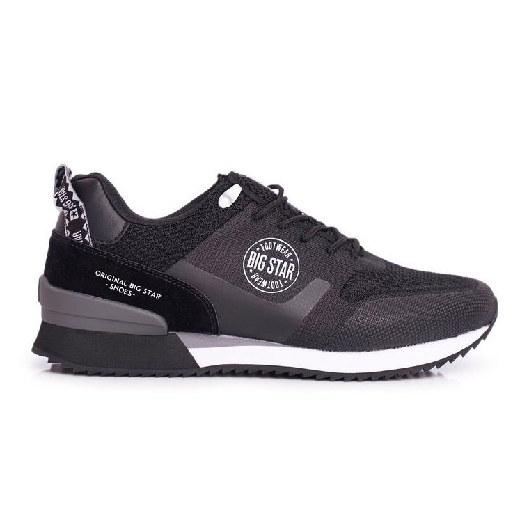 Zapatos Deportivos de Hombre Big Star Black FF174206 negro
