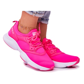Zapatos Deportivos De Mujer Zapatillas Big Star Neon Pink FF274931 rosa