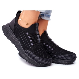 Zapatos Deportivos De Mujer Sneakers Big Star Black FF274962 negro