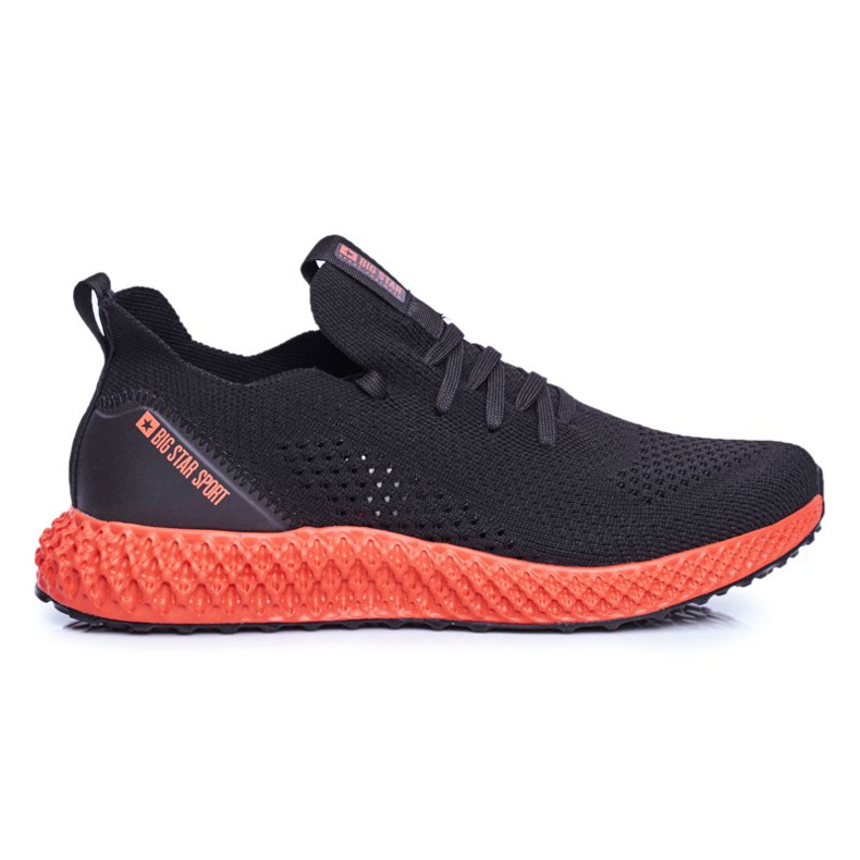 Zapatos Deportivos de Hombre Big Star Black FF174234 negro