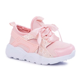FRROCK Zapatos deportivos juveniles para niños Pink Fairy Tale rosa
