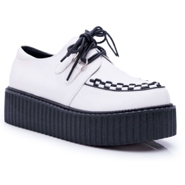Smith's Creepers de cuero blanco en la plataforma Gocain