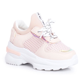 FRROCK Zapatos deportivos para niños Pink Matylda rosado