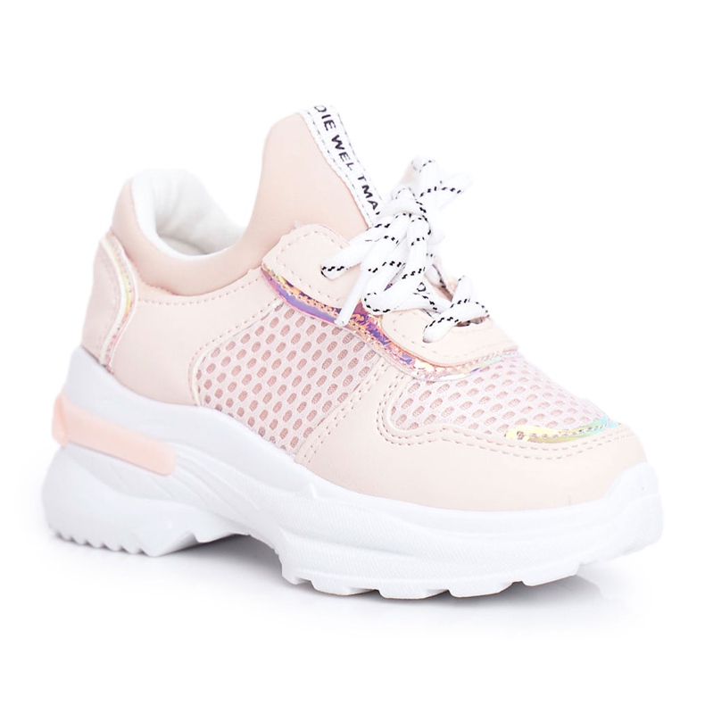 FRROCK Zapatos deportivos para niños Pink Matylda rosado