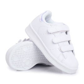 FRROCK Calzado deportivo juvenil con velcro blanco plata Fifi FRROCK Calzado deportivo juvenil con velcro blanco plata Fifi