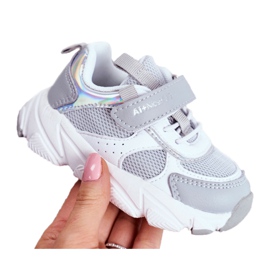Zapatos deportivos para niños Gris ABCKIDS B011104349 blanco