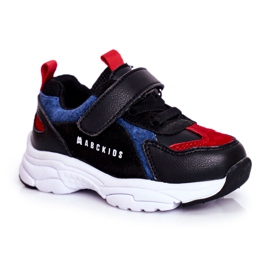 ABCKIDS Black and Navy Blue Children's Sports Shoes Abcids B932104063 negro