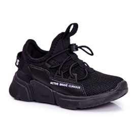 Calzado deportivo infantil negro juvenil ABCKIDS B012210073