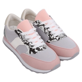 Zapatillas deportivas de mujer BL203 Gris multicolor