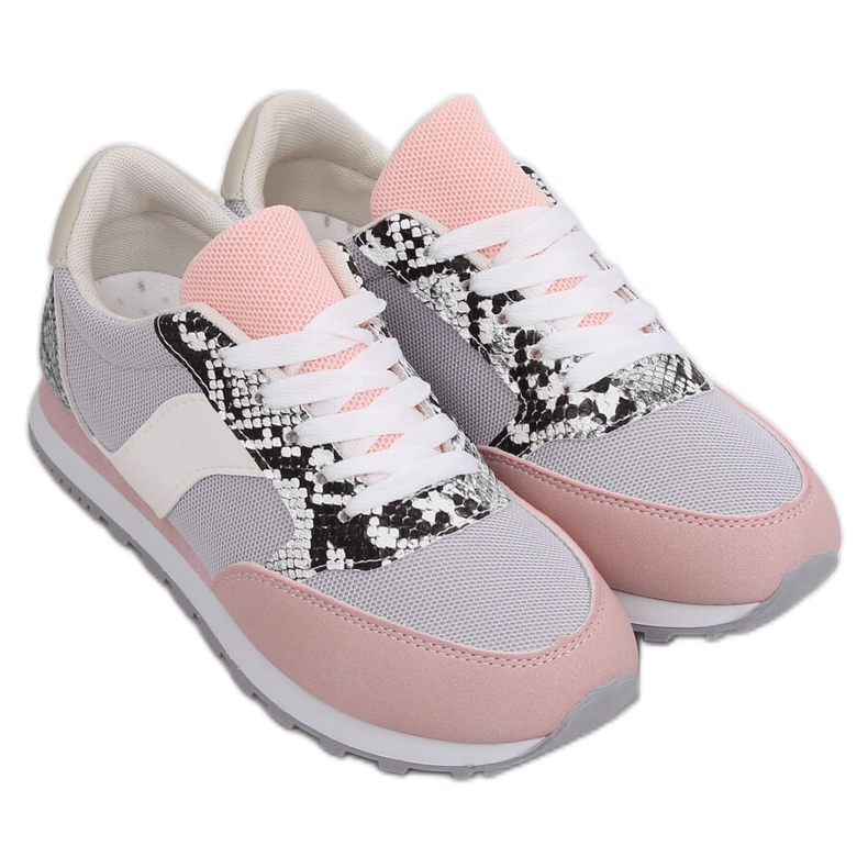 Zapatillas deportivas de mujer BL203 Gris multicolor