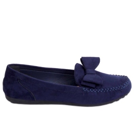 Mocasines de mujer azul marino B2020-6 Dk Blue marina