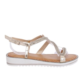Sandalias asimétricas doradas ZY178 L.GOLD dorado