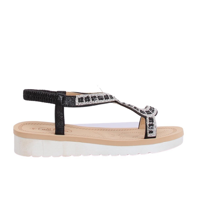 Sandalias de mujer negras HD-129 Negras negro