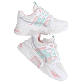 Blanco LV113P Zapatillas deportivas rosa Blanco LV113P Zapatillas deportivas rosa