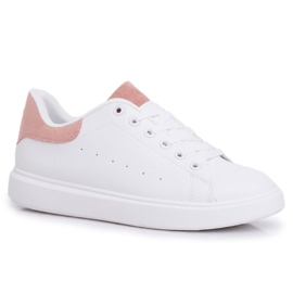 SEA Zapatillas Deportivas de Mujer Blancas con Tacón Rosa Milly blanco