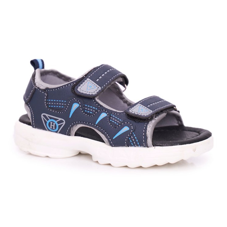 FRROCK Sandalias Infantil Niño Niño Con Velcro Azul Marino Pelgro