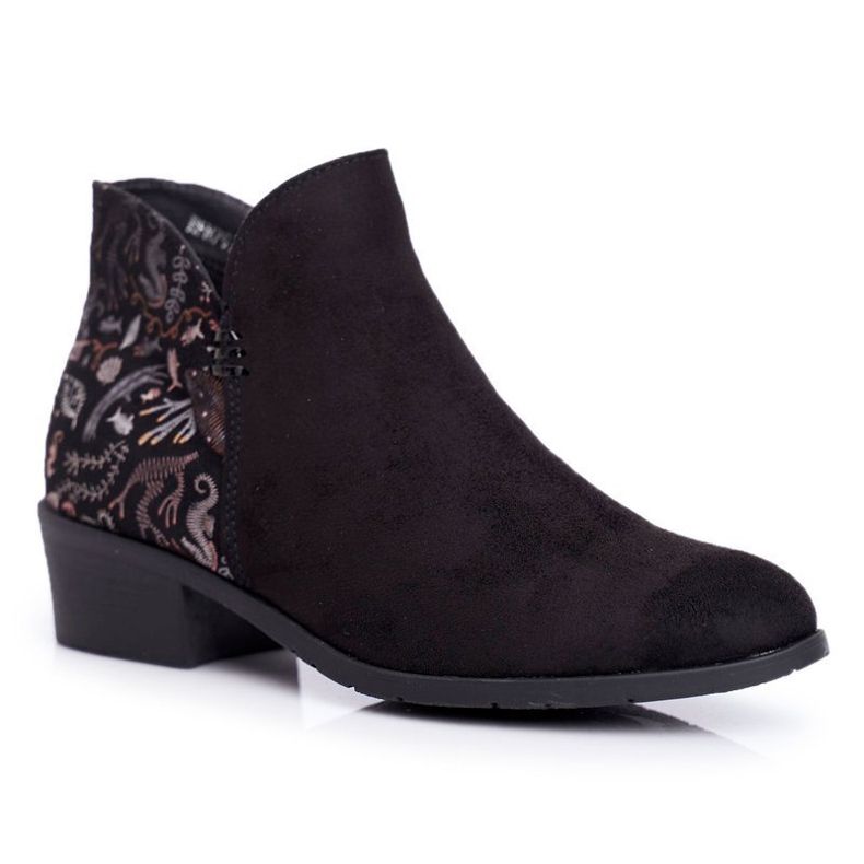 De Mujer Botas Con Tacón Plano Primavera Negro Elizabeth