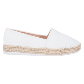 Small Swan Alpargatas Textiles blanco Small Swan Alpargatas Textiles blanco